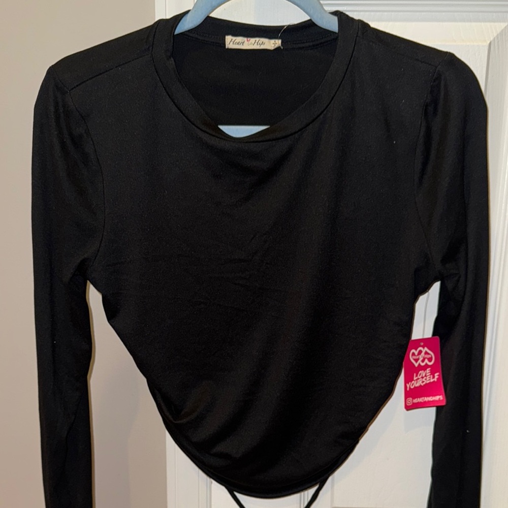 Black Long Sleeve Top